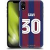 Head Case Designs Licenza Ufficiale FC Barcelona GAVI 2023/24 Giocatori Home Kit Custodia Cover Dura per Parte Posteriore Compatibile con Apple iPhone XR