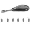 Tbest Surf Quilla Tornillo,Fin Key Pinne Sostituzione per Chiave, Accessorio Sostituzione per La Sostituzione Dell'Aletta della Pinna da Surf con Viti Sostituzione per Grani 6 Pz 5 Cm
