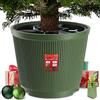 KADAX Supporto per albero di Natale, in plastica riciclata, supporto per albero di Natale, supporto per albero di Natale (altezza fino a 250 cm/verde)
