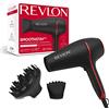 REVLON Asciugacapelli Revlon SmoothStay con accessorio Diffusore volumizzante 2000 Watt infuso con olio di cocco - RVDR5317