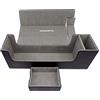 docsmagic.de Premium Magnetic Tray Long Box Black Medium - Card Deck Storage - Porta Mazzo Custodia Nero
