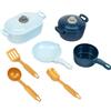 Theo Klein 9175 Utensili da Cucina, Robusti Utensili da Cucina per Bambini, Casseruola, Padella e bistecchiera Incluse, Giocattolo per Bambini dai 2 Anni