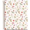 Miquelrius - Quaderno A5 (148 x 210 mm), Righe orizzontali 7 mm, 120 Fogli da 70 g/m², Copertina in cartone, 4 strisce colorate, Spirale, Collezione Fiori di Primavera, Fiori