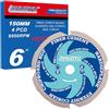 LSHUZIYU 150mm 4PCD, Foro Centrale 20mm, 4PCD Con Punta In Diamante Policristallino, Lama Hardie, Lama Per Sega Circolare Da Taglio In Fibrocemento