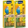 Vitakraft Mix Originale Di Kracker Stick per Pappagallini al Kiwi Peperone Banana, 3 Pezzi (Confezione da 2)