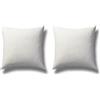 GEMITEX Imbottitura dei cuscini, 45 x 45 cm, morbida e soffice, ideale per divano, camera da letto, tessuto esterno in polipropilene, interno con nodo in poliestere, made in Italy (Confezione da 2)