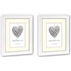 Zep Regent 10,2 cm cornice portafoto, legno, bianco, 7 x 10/10 x 15 cm (Confezione da 2)
