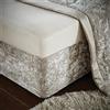 Catherine Lansfield Base per divano in velluto riccio, con doppio elastico, colore naturale