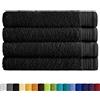 Eiffel Textile qualità Spugna 600 g Ducha 70x140 cm Nero