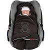 ByBoom Baby Copertina invernale avvolgente per il bebè l'originale con l'orsetto, Universale per ovetto, Seggiolino auto, Per passeggino o buggy, Morbida e accogliente