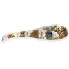 CUCUBA Poggia Cucchiaio Appoggia Mestolo in Ceramica Souvenir Italia 26,5 x 9 x 3 cm.