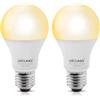 DiCUNO Lampadina LED E27 con sensore radar, 12W=100W, 3000K, 2 Pezzi