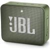 JBL GO 2 Speaker Bluetooth Portatile, Cassa Altoparlante Bluetooth Waterproof IPX7, Con Microfono, Funzione di Noise Cancelling, Fino a 5h di Autonomia, Verde Muschio