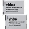 vhbw 2x batteria compatibile con Siemens Gigaset SL750, SL750H, SL750H Pro, SL78, SL800H Pro telefono fisso cordless (800mAh, 3,7V, Li-Ion)