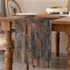 Velvhom Runner Tavola Autunno Moderno 33 x 183 cm Runner da Tavola Lino Decorazione Natalizia Invernale Marrone Dipinto Fine Tavolo Stagionale Decorazione Tavolo da Cucina Decorazioni per Feste Interni