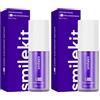BMHNQ Dentifricio Viola Dentifricio Sbiancante 2PCS Hi Smile Teet Whitening Dentifricio Sbiancante per Denti Sensibili Smile Viola Dentifricio Sbiancamento Tooth Stain Removal Sbiancante
