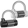 oumuik Lucchetto con codice numerico, lucchetto a 2 pezzi Lucchetto a combinazione Lucchetto a 5 cifre