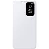 Samsung Smart View Wallet Cover custodia a portafoglio con finestra di visione notifiche per Galaxy S23 FE, White