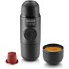 WACACO Minipresso NS, Caffettiera Portatile, Macchina Espresso, Compatibile con Capsule NS (originali Nespresso), da Viaggio, Azionabile Manualmente