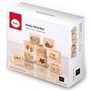 Rayher 62960505 Dado legno, naturale, 4,5x4,5x4,5cm, box 9pz