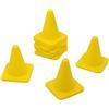 SET 10 CONI IN GOMMA - GIALLO