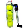 TUBOPLUS PRESSURIZZATORE TUBOX4 Crystal con Pompa con MANOMETRO BETO per Tutte Le Barche con 3 O 4 Palline da Tennis E Padel.