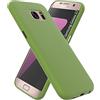 OXYN Cover Compatibile per Samsung Galaxy S7, Custodia SOFT TOUCH Opaca Morbida Gel TPU Silicone Resistente Flessibile Case Guscio Antiurto Posteriore Protettiva Proteggi (Verde)