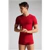 Intimissimi T-shirt In Cotone Superior Elasticizzato Rosso