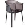 Kartell Papyrus Sedia, Fume Marrone, Set da 2