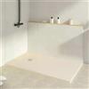 KOES - Piatto Doccia in Resina Serie INDO - 100x120 - Crema RAL 1013