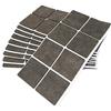 Adsamm FP-35-SA-BR-5050-8-10 FP-35-SA-BR-5050-8 - 80 feltrini marrone, 50 x 50 mm