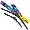MICHELIN 13108 - Set spazzole tergicristallo, lunghezza 600/400 mm, colore: Nero