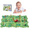 Goomp Puzzle Pista Macchinine Traccia Puzzle con Macchina Elettrico,Goomp Auto con Pista Puzzle per Bambini Divertenti Giocattoli da Costruzione Segue il Percorso per Bambini ai 3 4 5 6 7 8 Anni