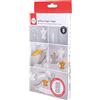 Rayher Stampo Silicone Angelo + Ali, 26 x 14.5 x 1 cm, 8 Forme, Box 1 Pezzi, 36115000
