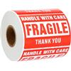Newellsail Fragile Adesivi, Maneggiare con Cura Grazie Fragili, Fragile Avvertenza Imballaggio Etichette di Spedizione per Pacchi e Scatole, 500 Etichette (7,6 x 5,1 cm)