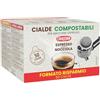CRASTAN 1870 - Cialde ESE Compostabili - Espresso al gusto di Nocciola - Box da 50 Cialde - Compatibili con Macchine Espresso - Privo di zuccheri