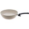 Fissler Ceratal - Pentola Wok in alluminio (diametro 30 cm, 5,2 l), padella in ceramica con rivestimento antiaderente, bordo alto, senza PFAS/PTFE, Made in Germany, compatibile induzione