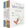 HiAnifri Collezione di libri della serie 4 Bear and Hare di Emily Gravett (Bear and Hare: Il mio!, Bear and Hare: Dov'è l'orso?, Bear and Hare: Vai a pescare e Bear and Hare: Snow!)