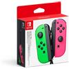 Nintendo Switch Joy-Con Coppia Controller Verde Neon / Rosa Neon Joypad Joystick