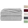Komfortec Morbida coperta in pile certificata Oeko-TEX, 260 g/m², per divano e divano, 150 x 200 cm, grigio