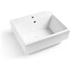 COLAVENE - VOLANT lavabo in ceramica 45X50 h25 cm + FORO - LAB4550F