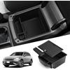 WEIPIN Compatibile con VW Ti guan2 SWB LWB 2016-2022 2023/Seat Tarraco 2019+ Vano Portaoggetti da Bracciolo, Braccioli Organizer, Ti guanBraccioli per Console Accessori (Nero)