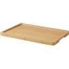 GEDY | Vassoio Ilan, Porta Oggetti Rettangolare in Bambù, Colore Legno Naturale, 1,8x34x23cm