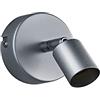 RL LIVE YOUR LIGHT Reality Paris Spot senza Lampadina, 1 Luce, Attacco Gu10, Diametro 8 cm, GU10, 0 watts, Titano