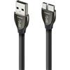 AudioQuest Cavo Micro USB 3.0 in Carbonio 0,75 m 0,75 m USB A Micro-USB B Nero - Cavo USB (0,75 m, USB A, Micro USB B, 3.0 (3.1 Gen 1), Connettore Maschio/Maschio, Nero)