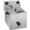 D.L. SERVICE Friggitrice elettrica - Capacità litri 8 - cm 34 x 43 x 35.5 h