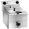 D.L. SERVICE Friggitrice elettrica - Capacità litri 10 - cm 30 x 48 x 35 h