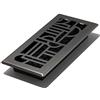 Decor Grates ADH410-GM Registro Pavimento, Colore Canna di Fucile, 4x10