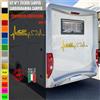 Adesivi camper BATTITO PASSIONE CUORE CAMPER caravan roulotte accessori cod.1839