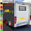 Adesivi camper PASSIONE PER LA ROULOTTE caravan roulotte accessori cod.1842
